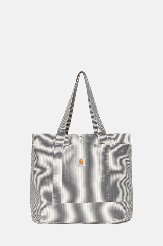 Mercer Tote Bag Hickory Stripe Graphite/Wax