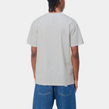 S/S American Script T-Shirt Ash Heather