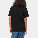 S/S American Script T-Shirt Black