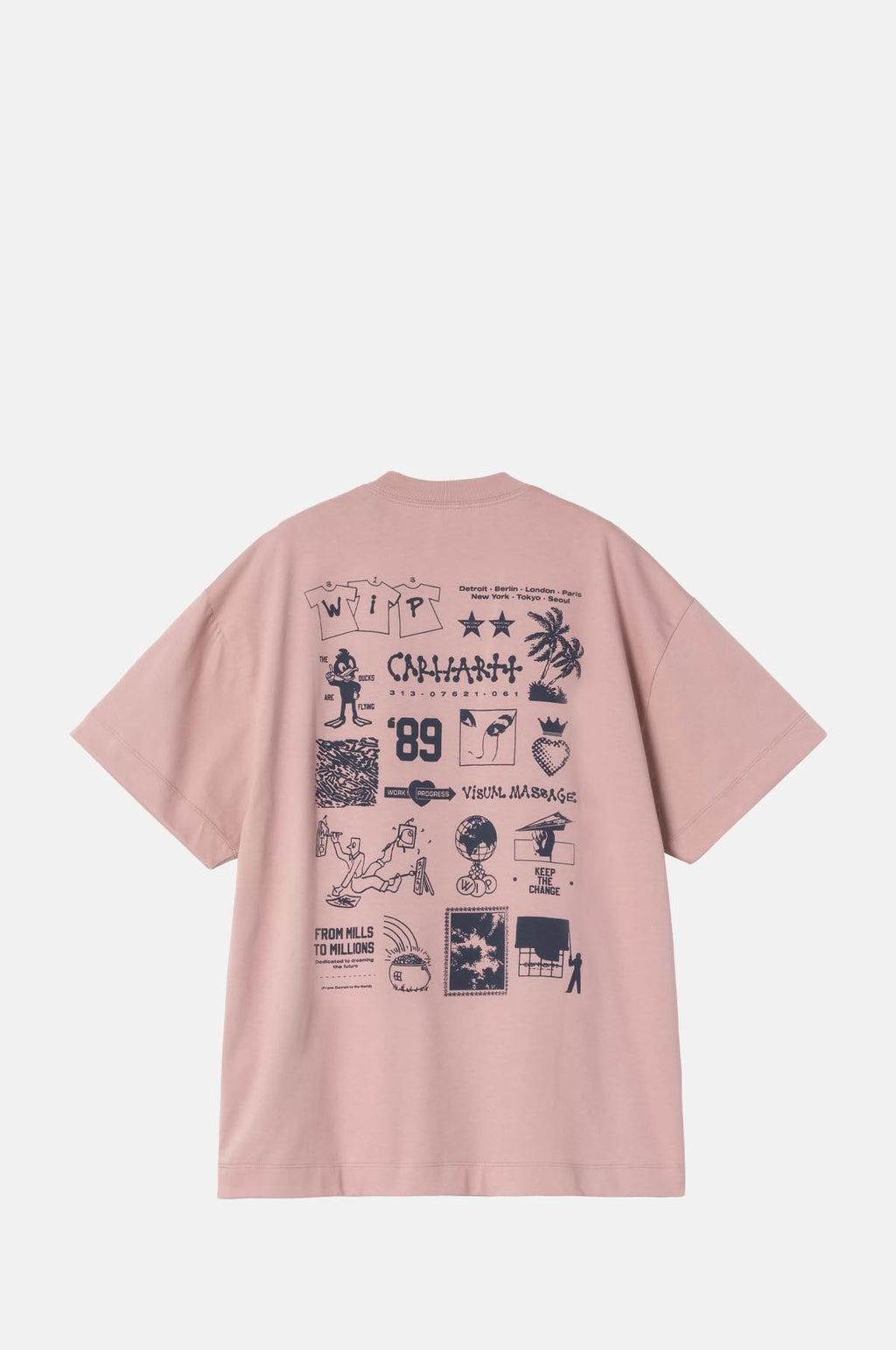 S/S Modal T-Shirt Glassy Pink