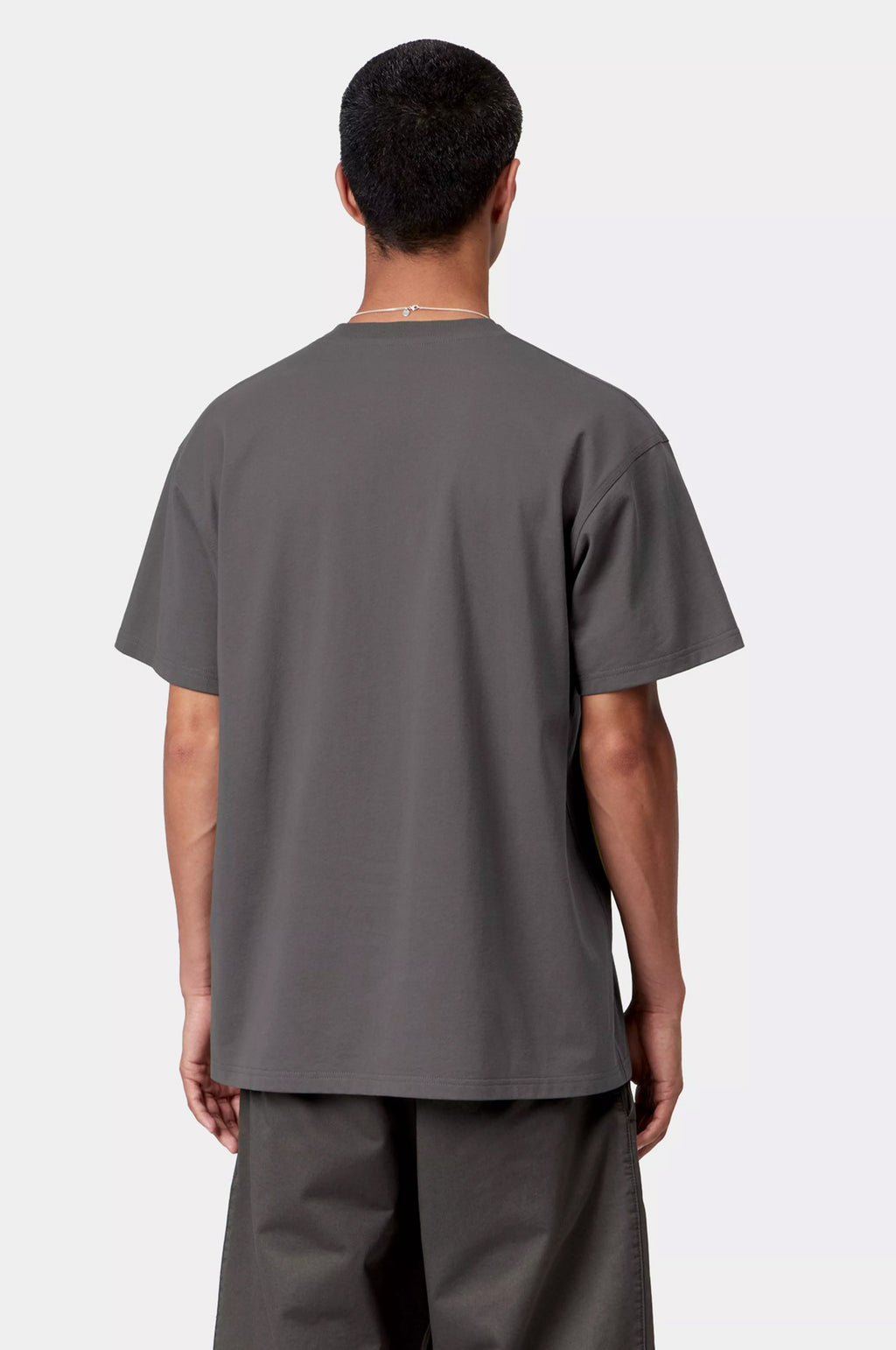 S/S American Script T-Shirt Graphite