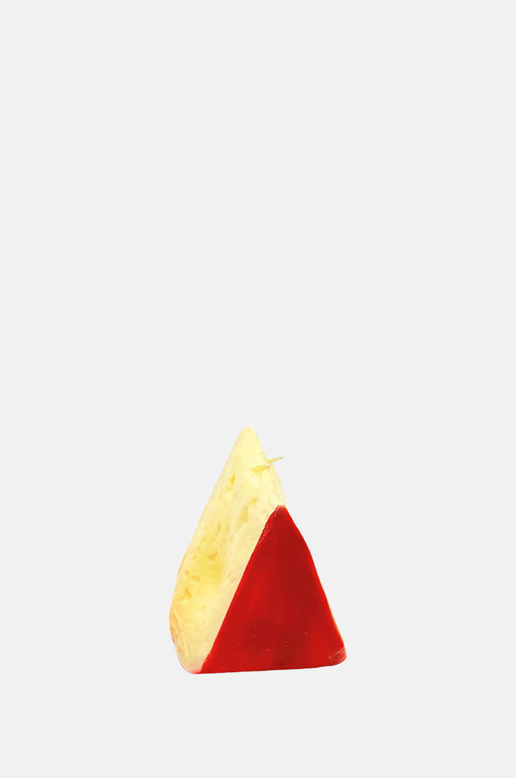 Cereria Introna Cheese Slice Candle Red.