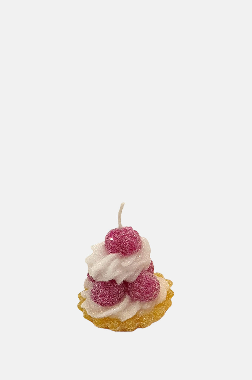 Cereria Introna Crostatine Fruit Tart Candles Deep Pink Berries.