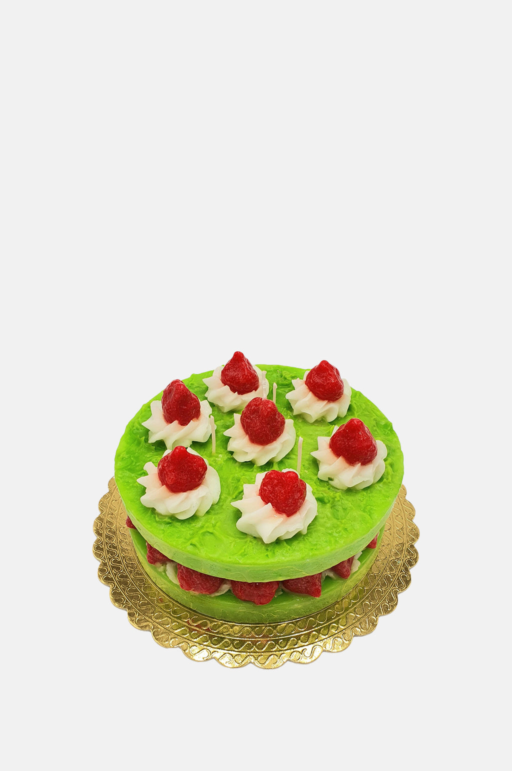 Cereria Introna Double Layer Strawberry Cake Green.