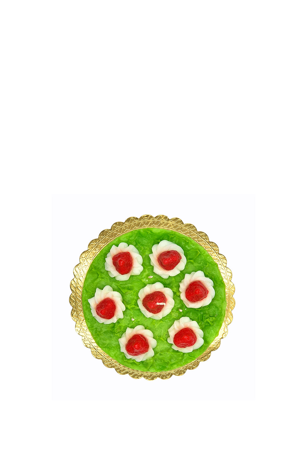 Double Layer Strawberry Cake Green