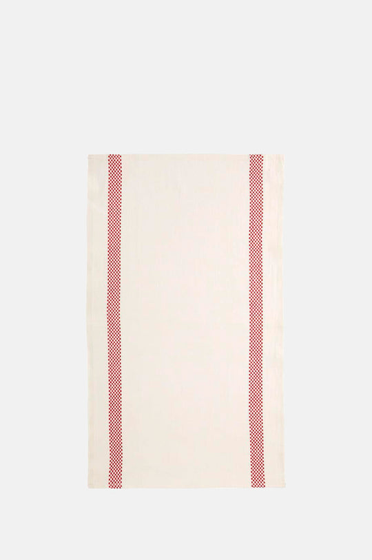 Lustucru Tea Towel Blanc Rouge