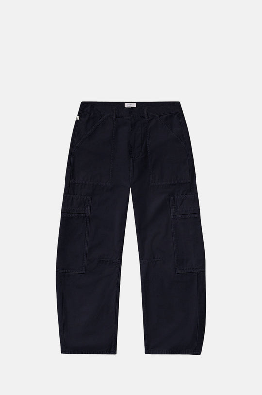 Marcelle Low Slung Cargo Sateen True Navy