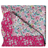 Betsy Blossom Pink & Capel Reversible Wavy Napkin Set