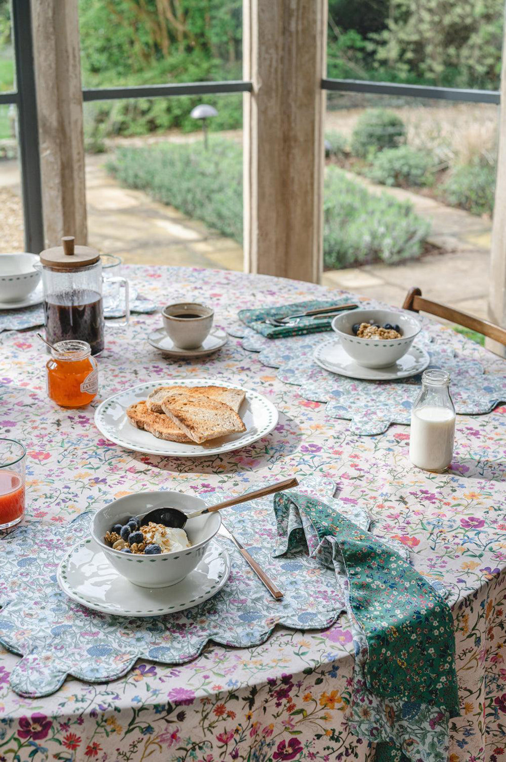 Linen Garden Tablecloth 150x350cm