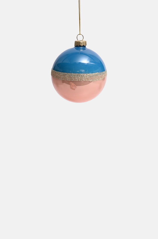 Hue Duo Bauble Large Blue & Pink