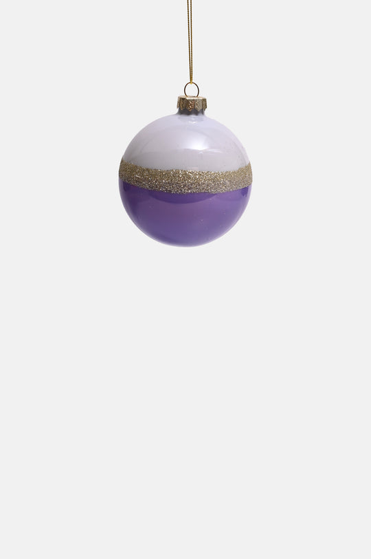 Hue Duo Bauble Large Silver & Lilac