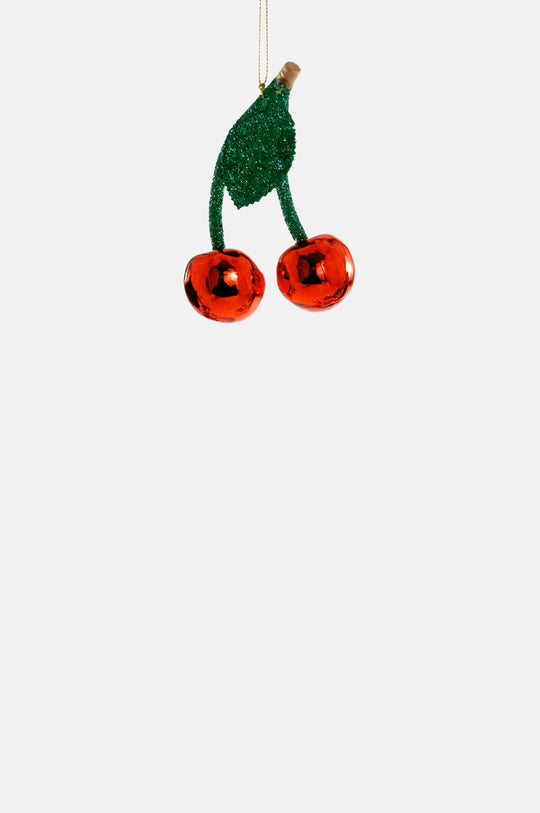 Cherries Ornament Shiny Red