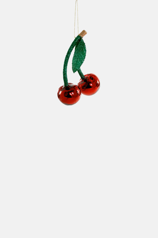 Cherries Ornament Traditional Red