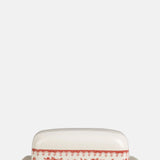 Comptoir de Famille Faustine Butter Dish Burgundy.