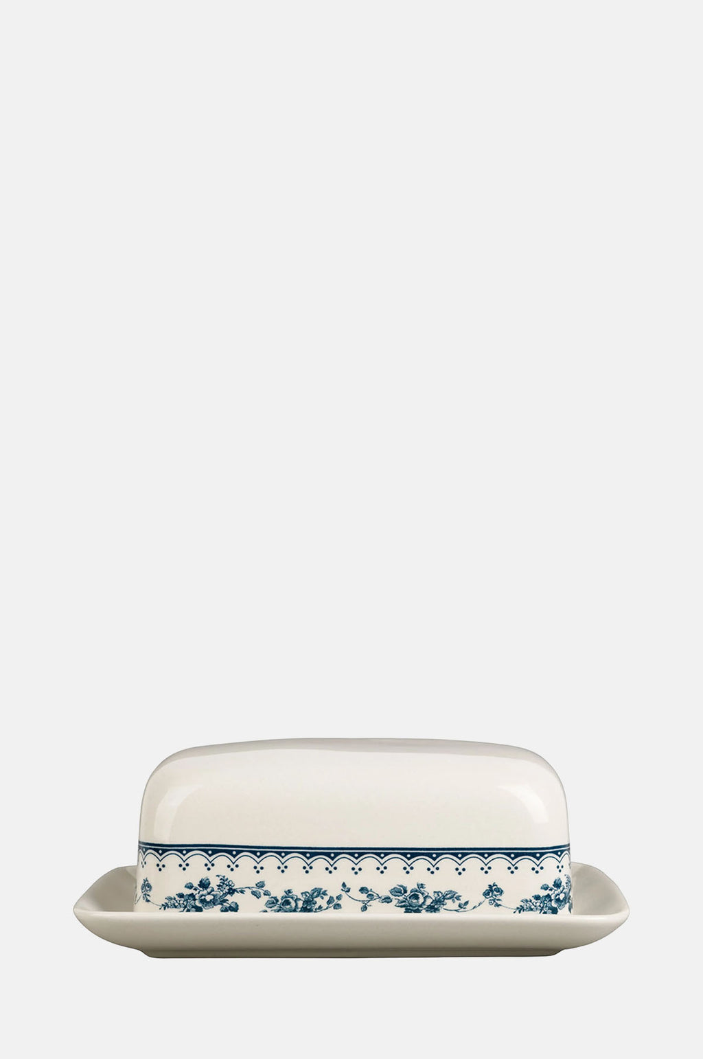 Comptoir de Famille Faustine Butter Dish Old Blue.