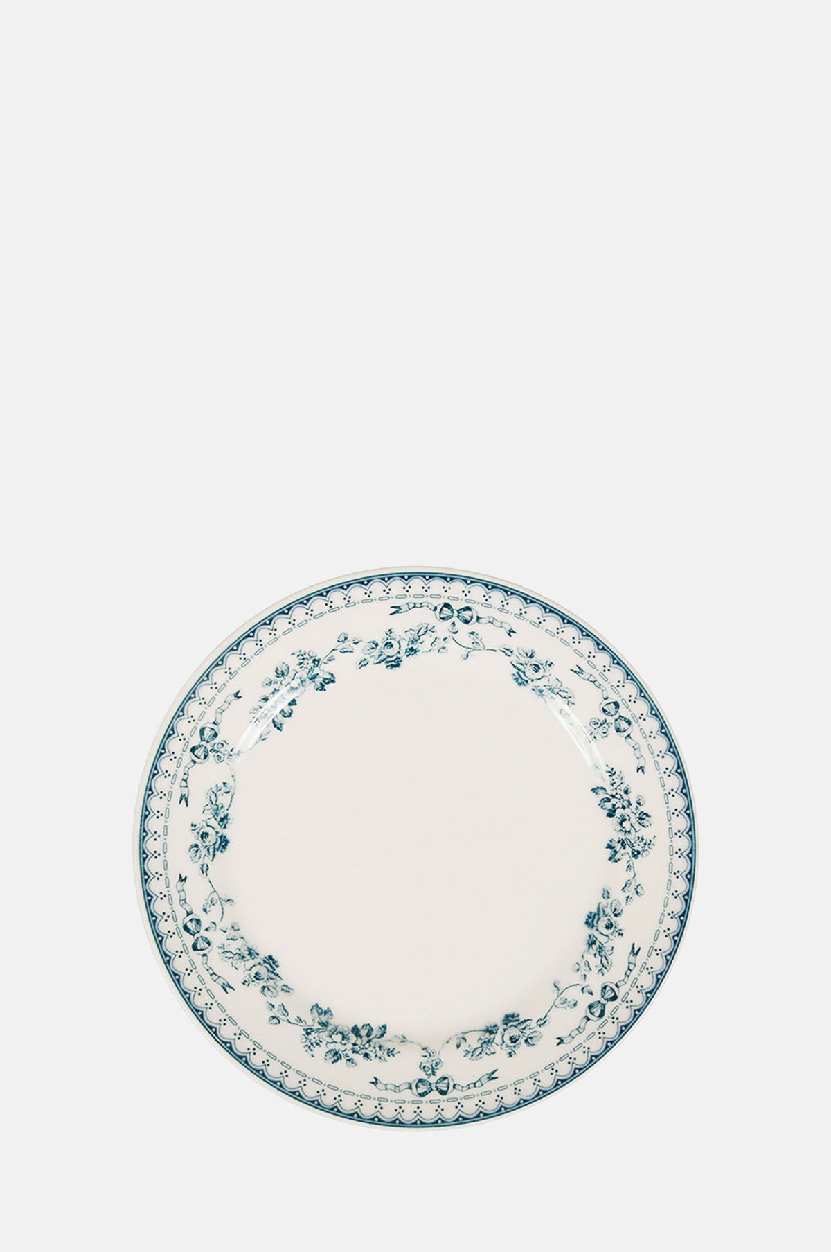 Comptoir de Famille Faustine Dessert Plate Old Blue.