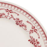 Faustine Dinner Plate Burgundy