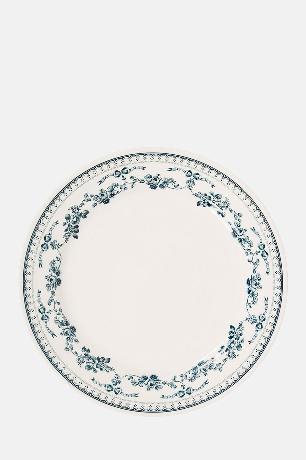 Comptoir de Famille Faustine Dinner Plate Old Blue.