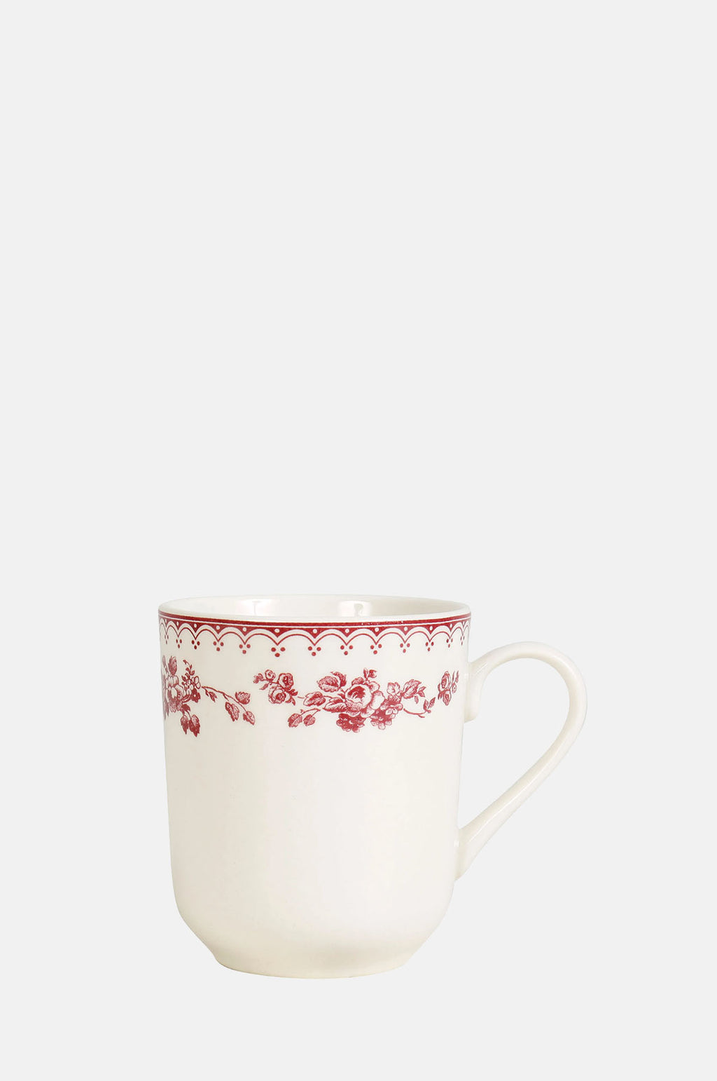 Comptoir de Famille Faustine High Cup Burgundy.