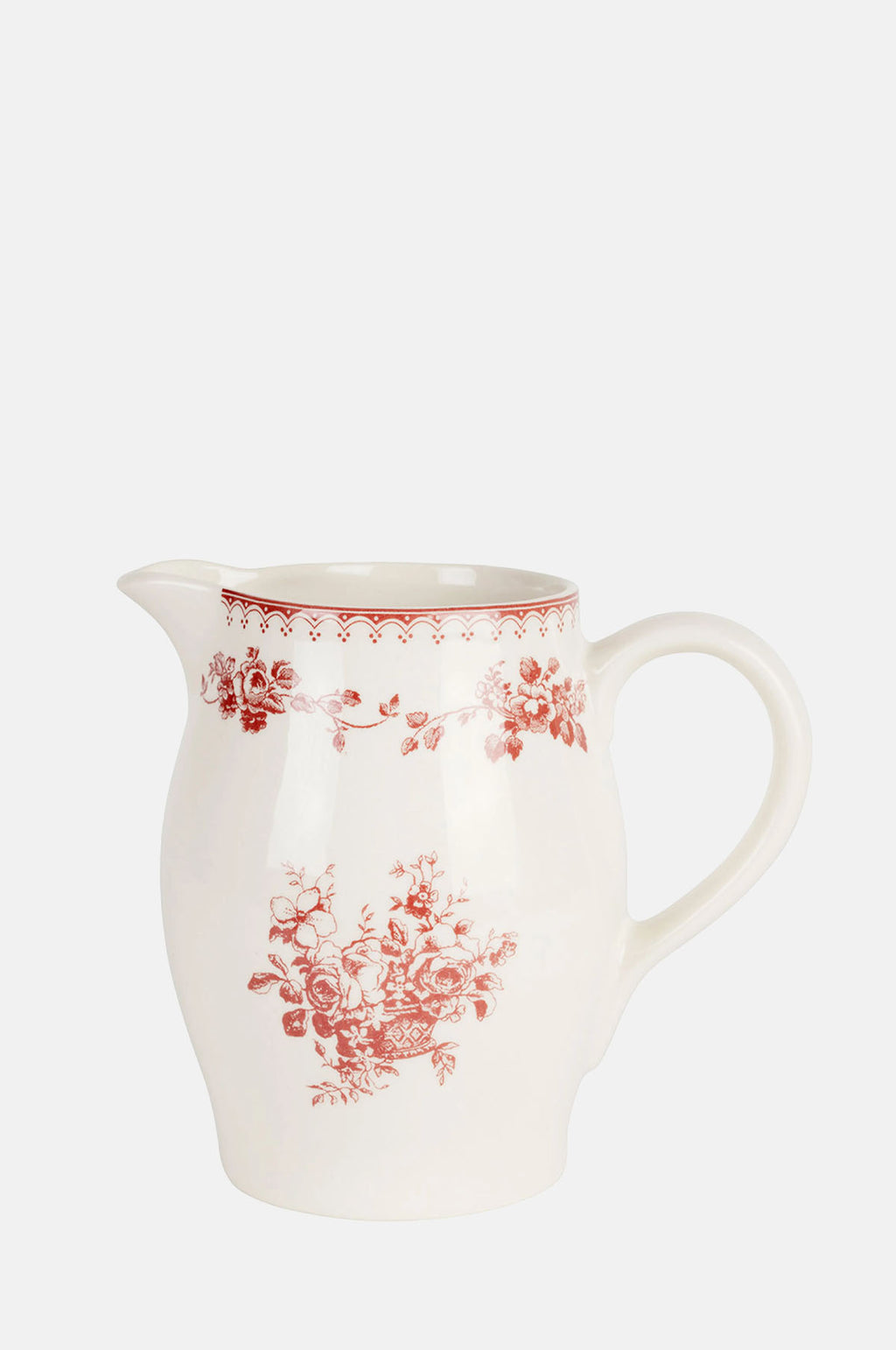 Comptoir de Famille Faustine Jug Burgundy.