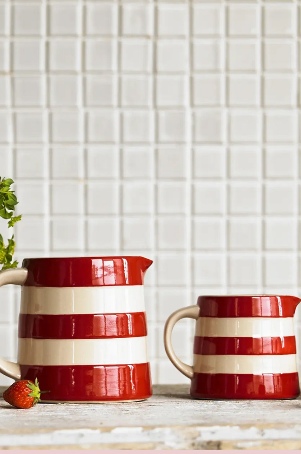 20oz Small Dreadnought Jug Cornish Red