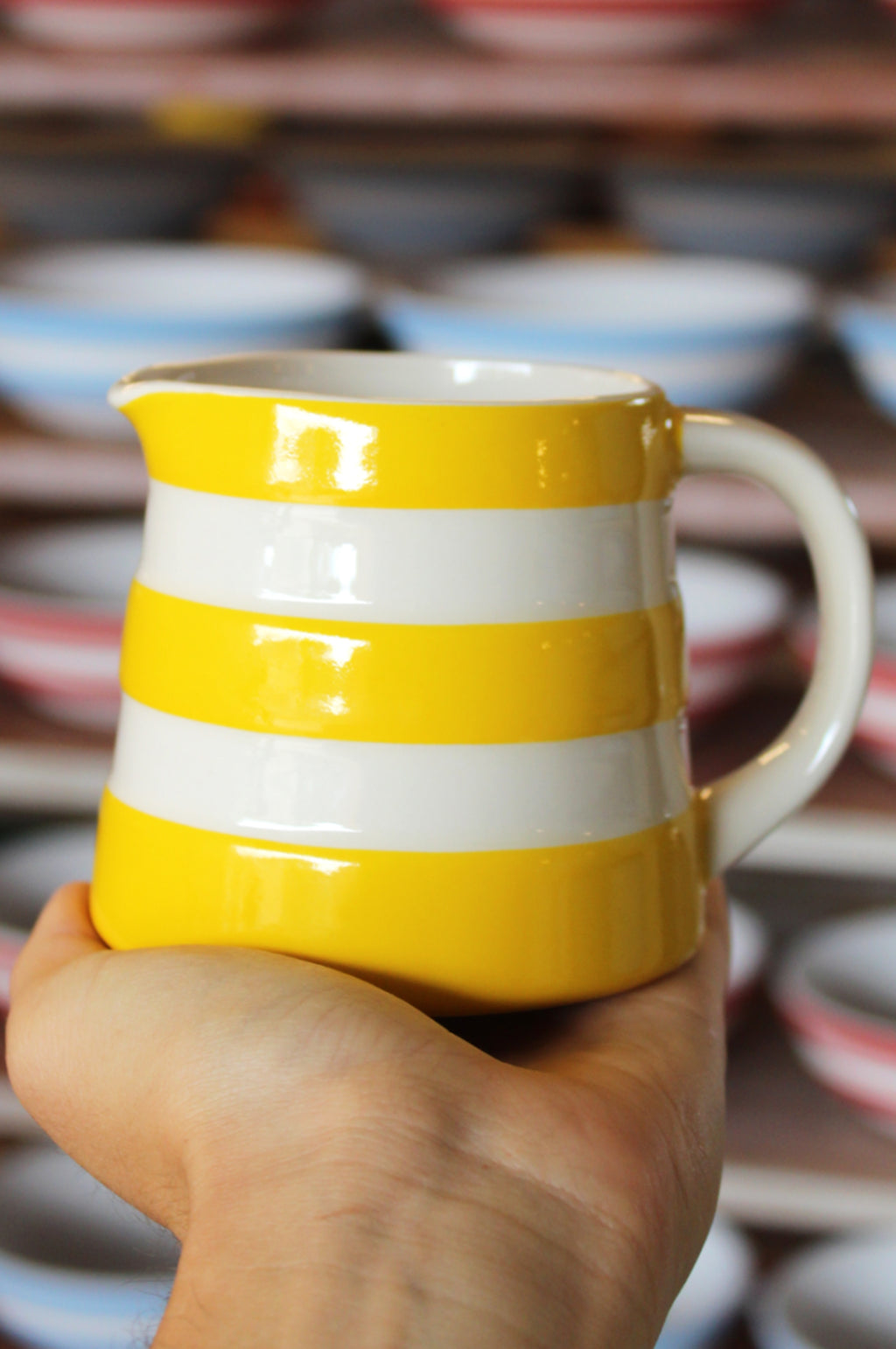 20oz Small Dreadnought Jug Cornish Yellow