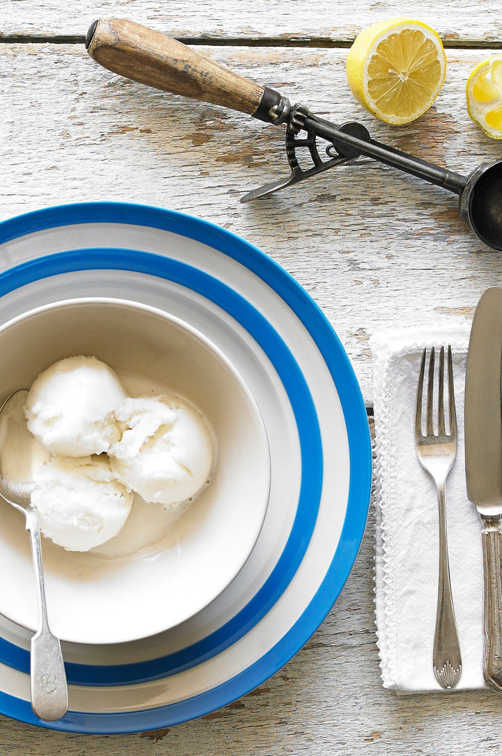 Main Plate Cornish Blue