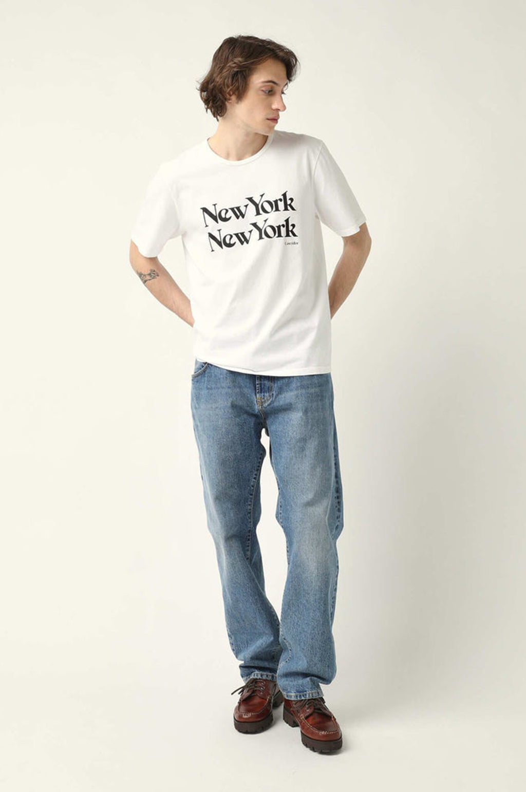 5 Pocket Jean Bleach Wash Indigo