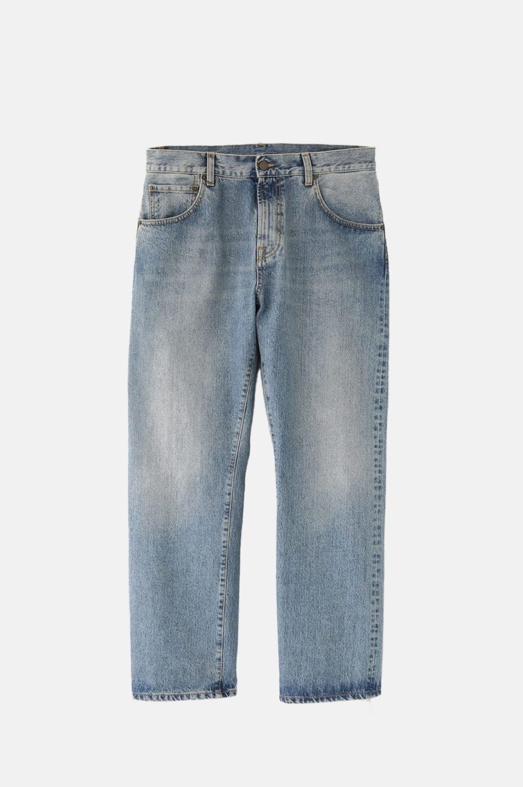 5 Pocket Jean Bleach Wash Indigo