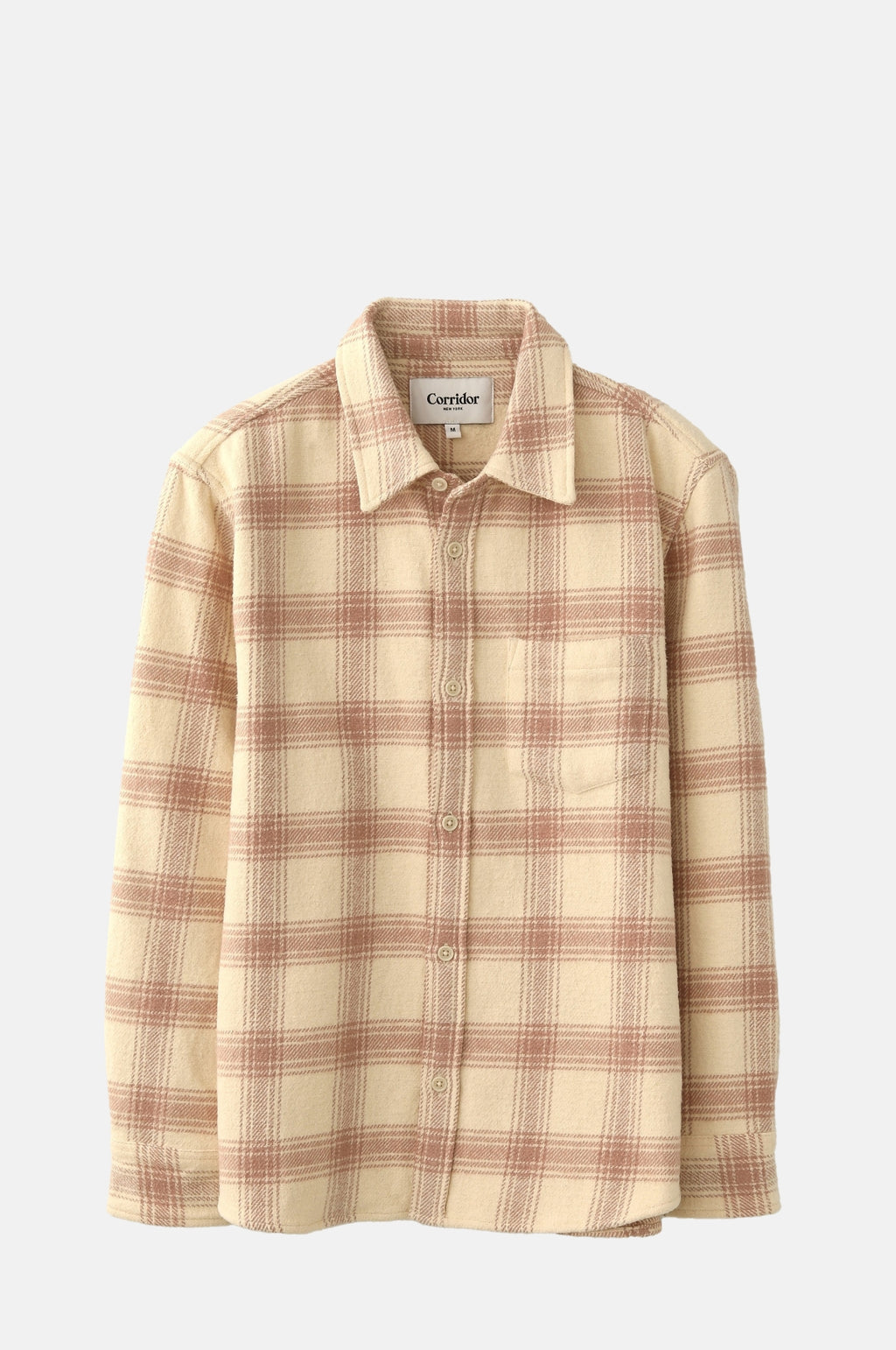 Corridor Appalachian Plaid LS Shirt Natural.