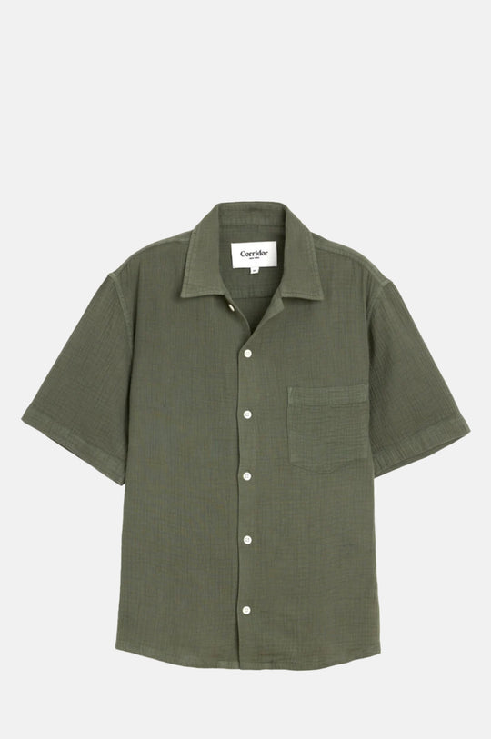 Double Cloth SS Shirt Army