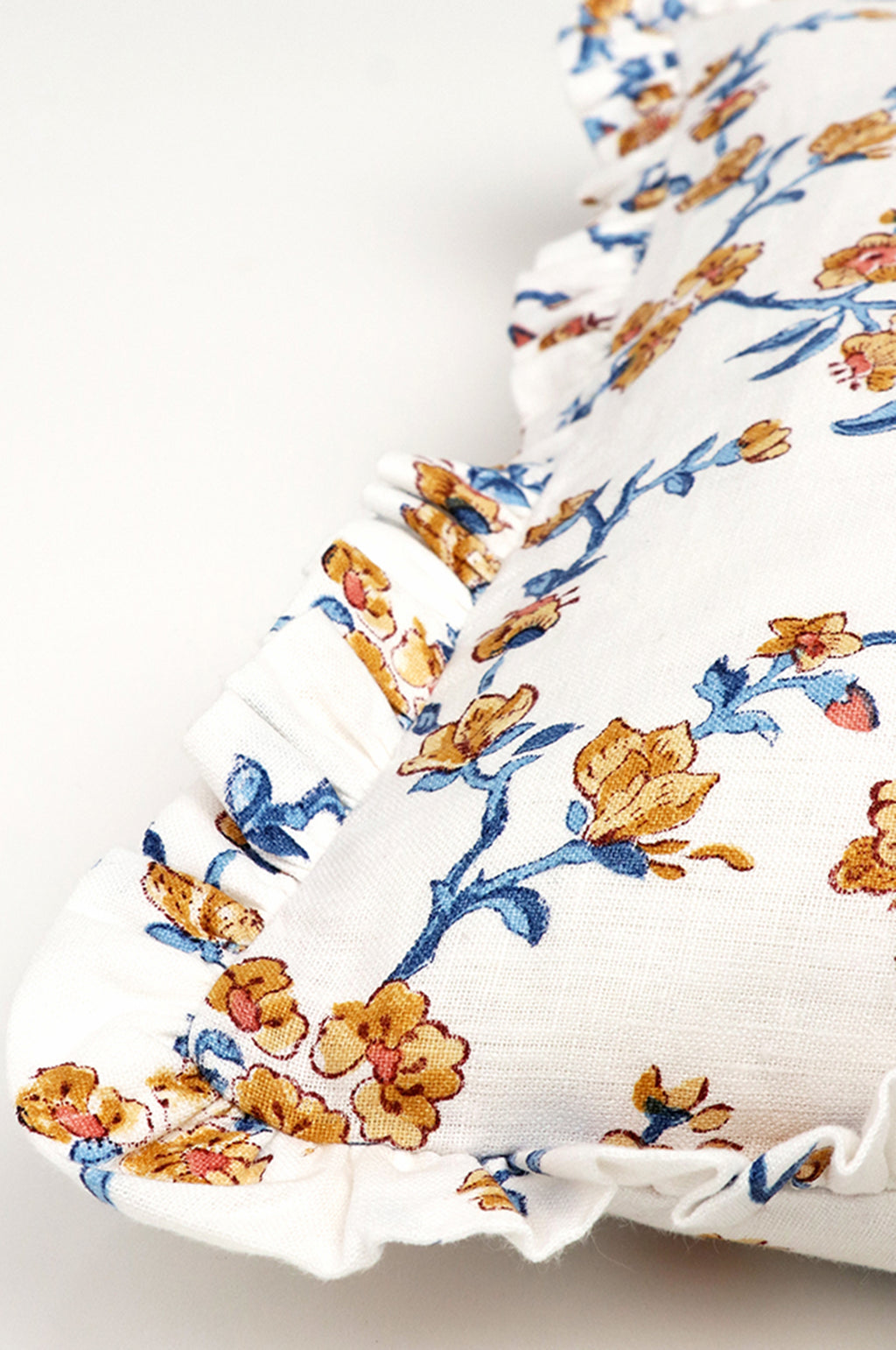 Cherry Blossom Ruffle Cushion