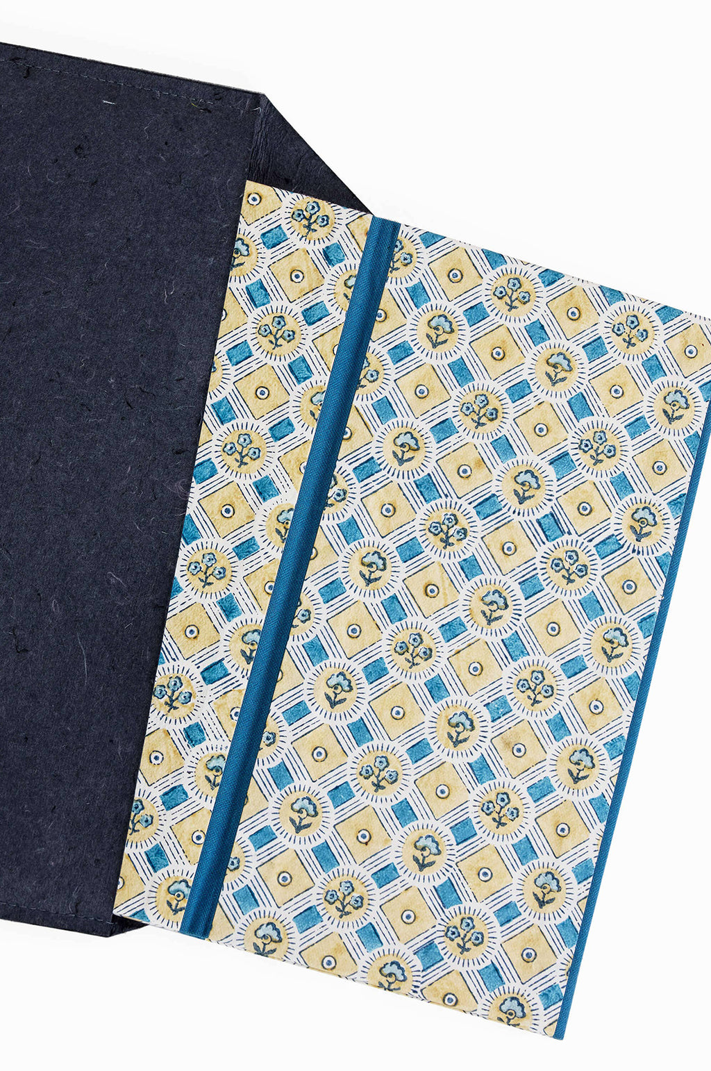 Hexagon Collapsible Basket Spring Bloom Blue