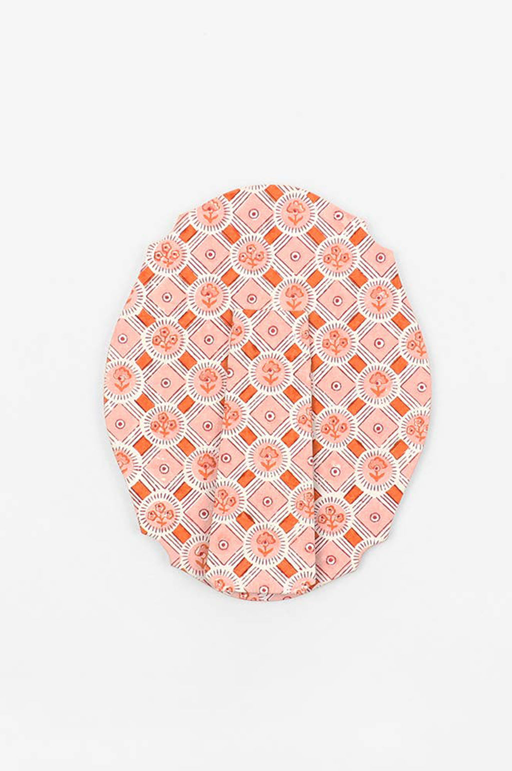 Oval Table Top Picture Frame Spring Bloom Orange