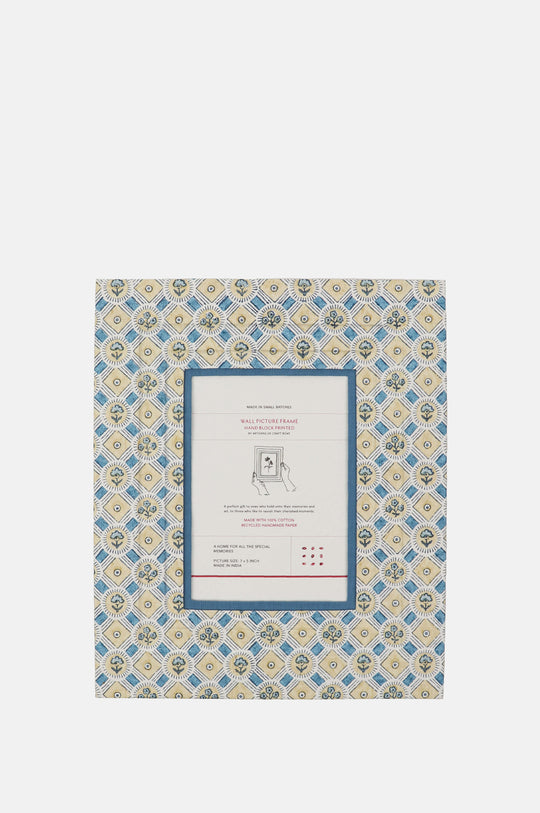 Wall Picture Frame Spring Bloom Blue