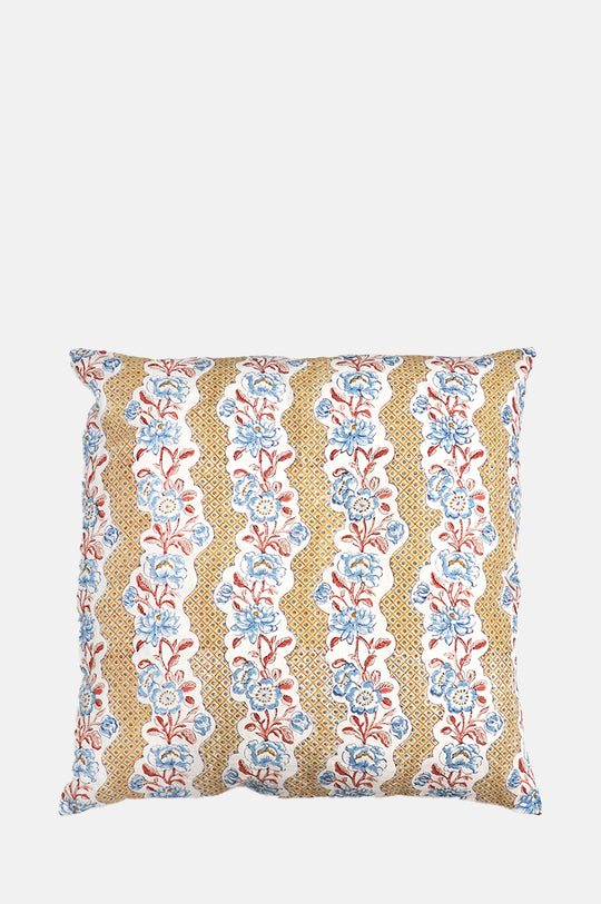Yellow Blooming Trellis Cushion