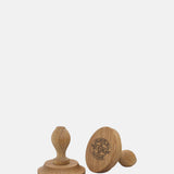 Creamore Mill Pot Tamper Round Oak.