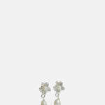 Cristina Junquero Primer Pendiente Pearl Earrings Silver.