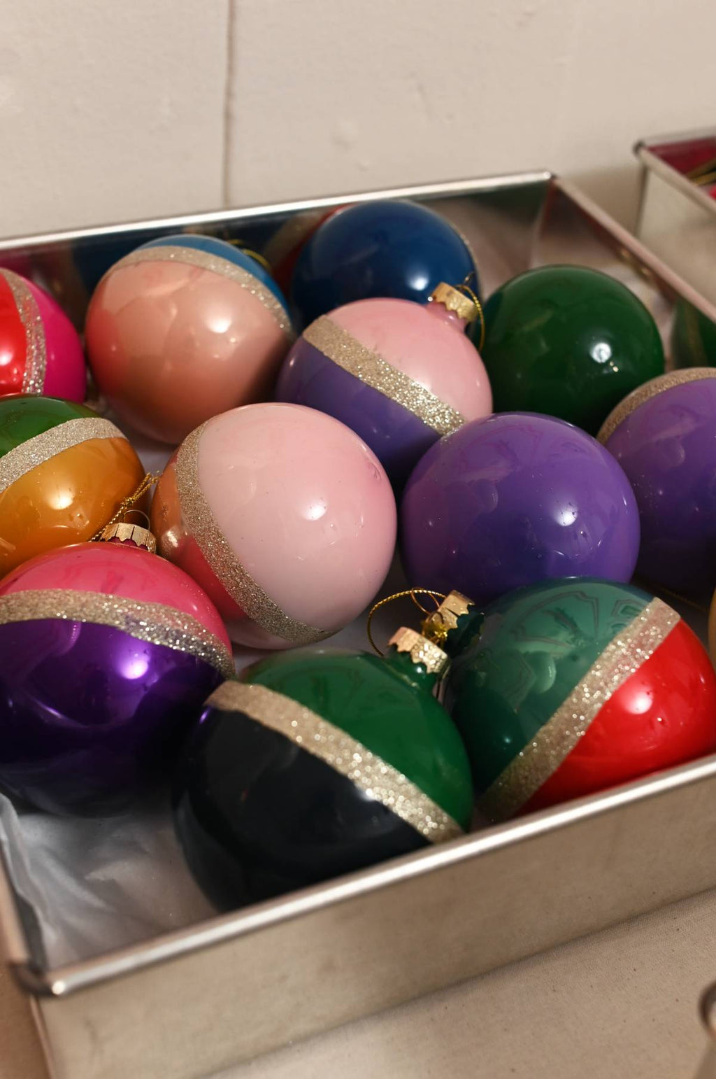 Hue Duo Bauble Large Red & Blue