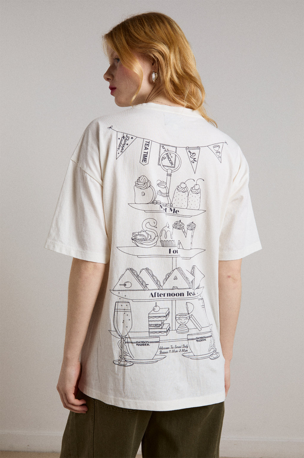 Afternoon Tea Boyfriend Tee White
