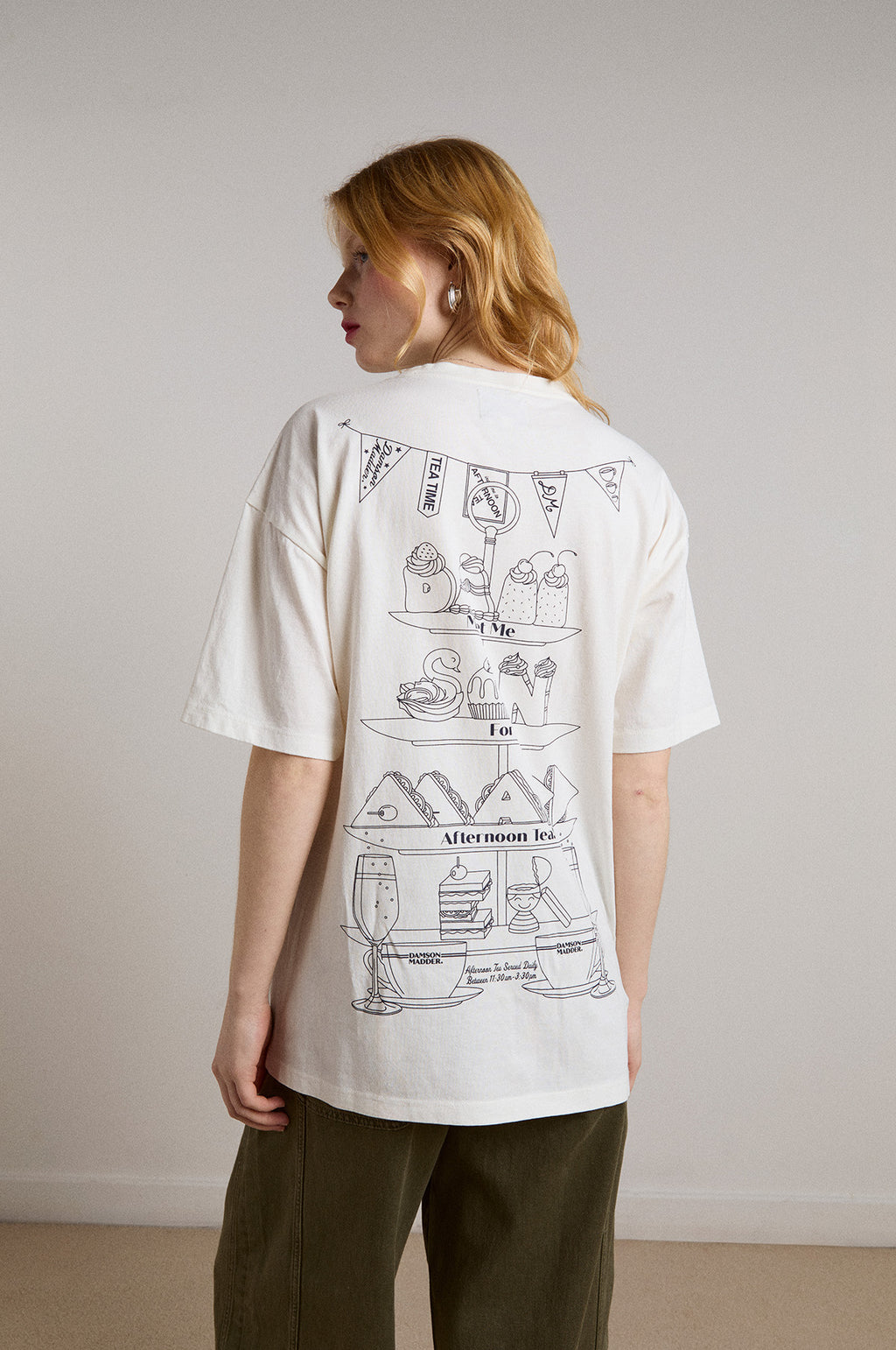 Afternoon Tea Boyfriend Tee White
