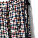 Aletta Pj Set Flannel Cherry Navy Check