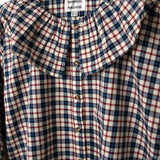 Aletta Pj Set Flannel Cherry Navy Check