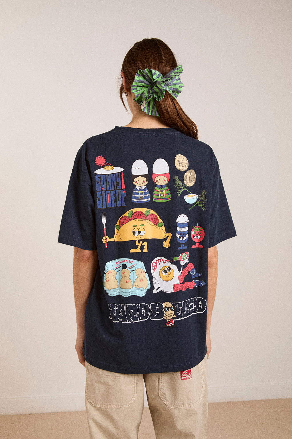 All Day Breakfast Tee Navy