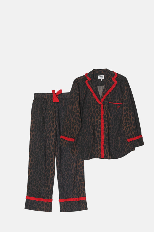 Antonia PJ Set Dark Leopard