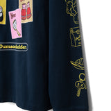 Antonyms LS Graphic Tee Navy