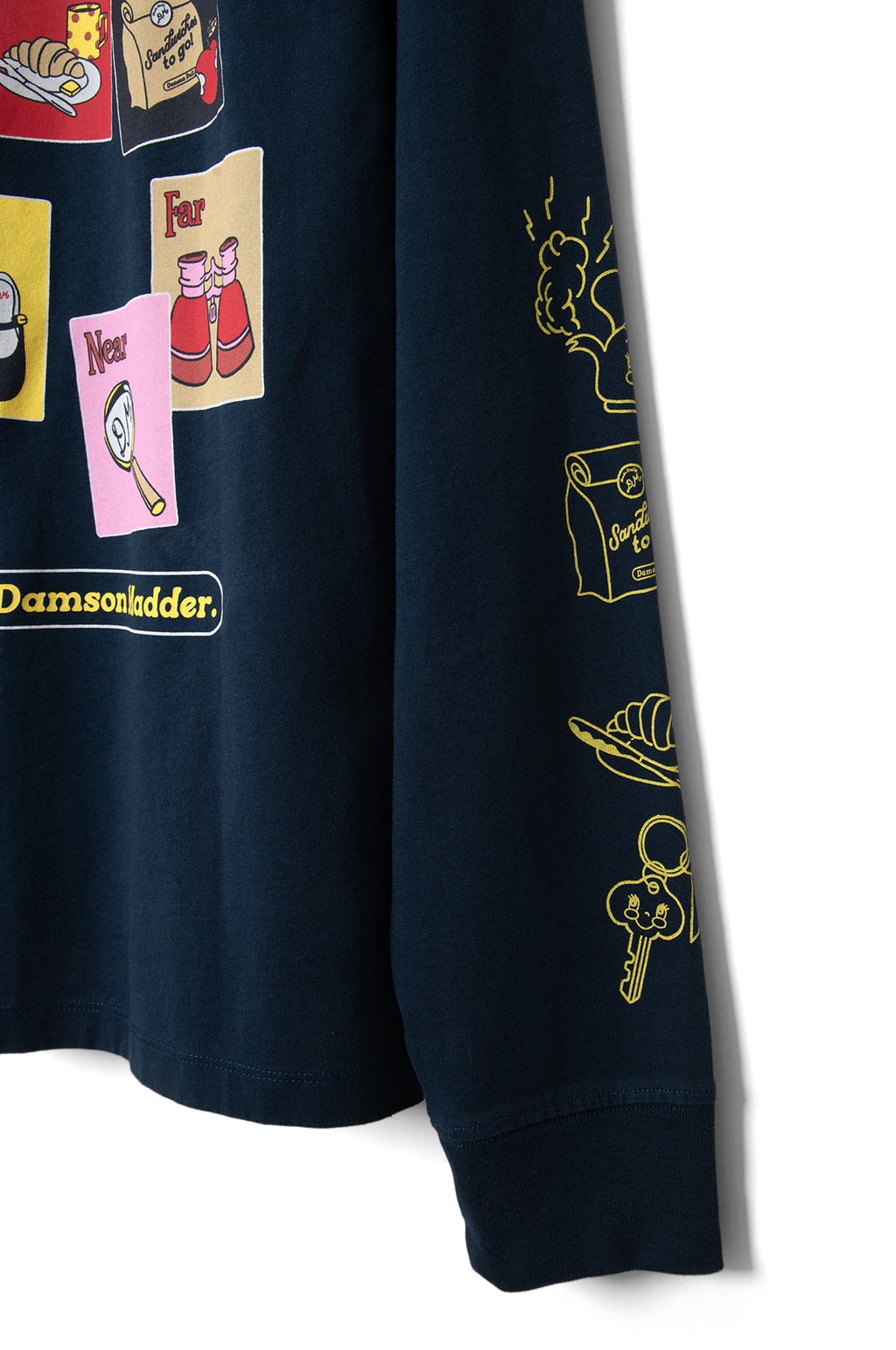 Antonyms LS Graphic Tee Navy
