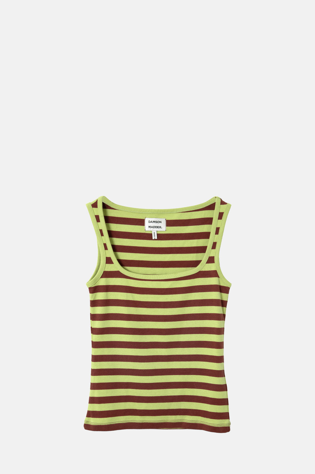 Damson Madder Avielle Tank Green Stripe.