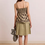 Azalea Cami Cardamon Check Mixed
