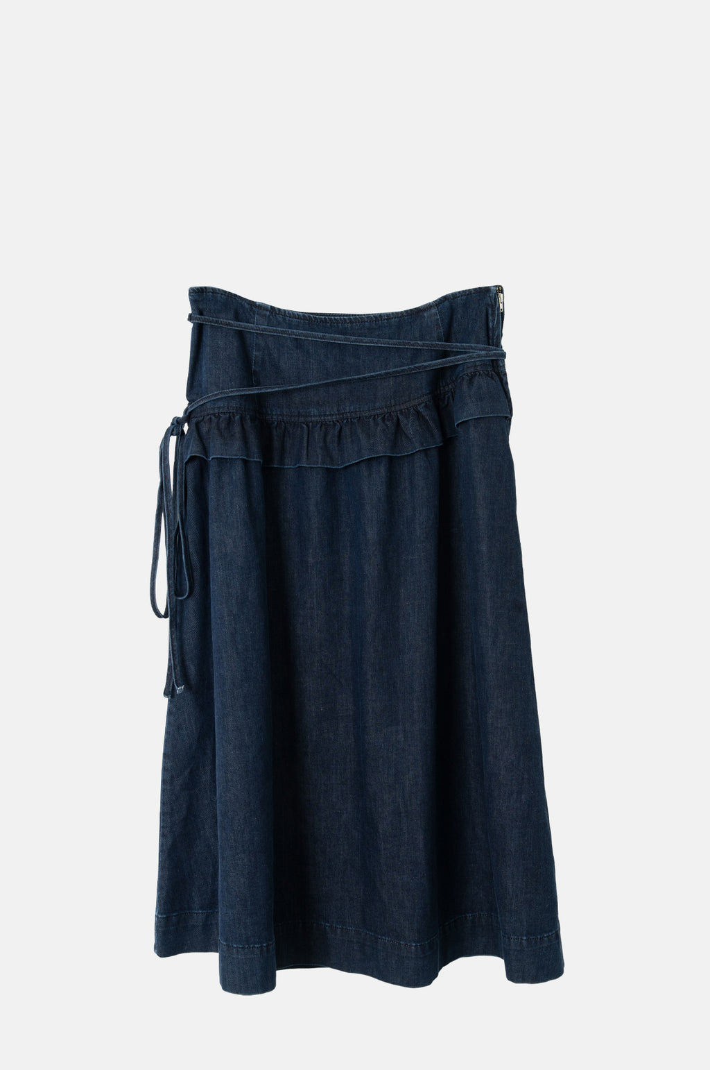 Damson Madder Bellamie Skirt Dark Indigo.